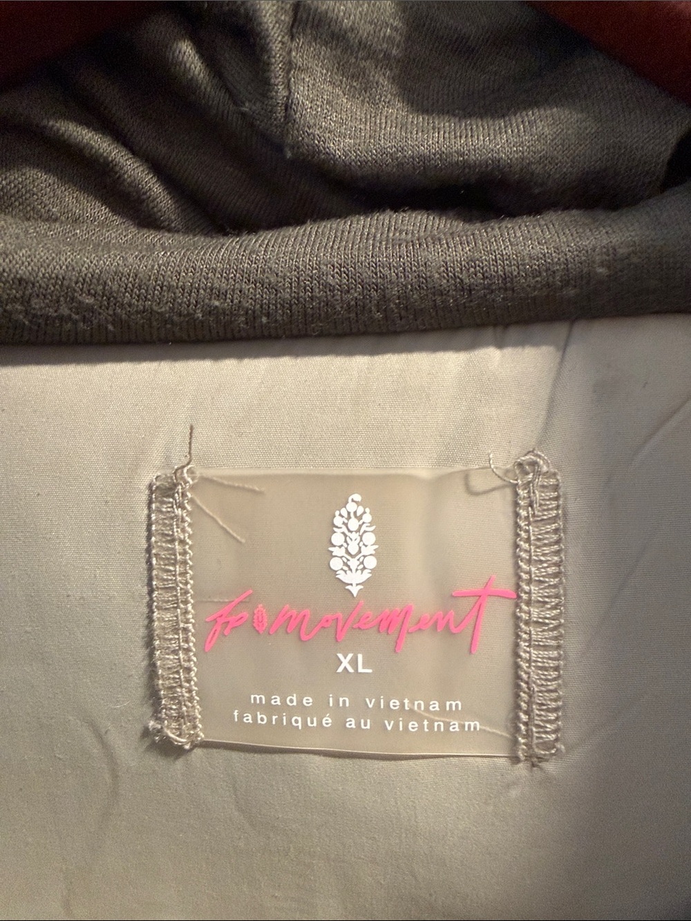 Free People Women’s hooded Olive Green Sherpa Pullover Jacket - Picture 2 of 4